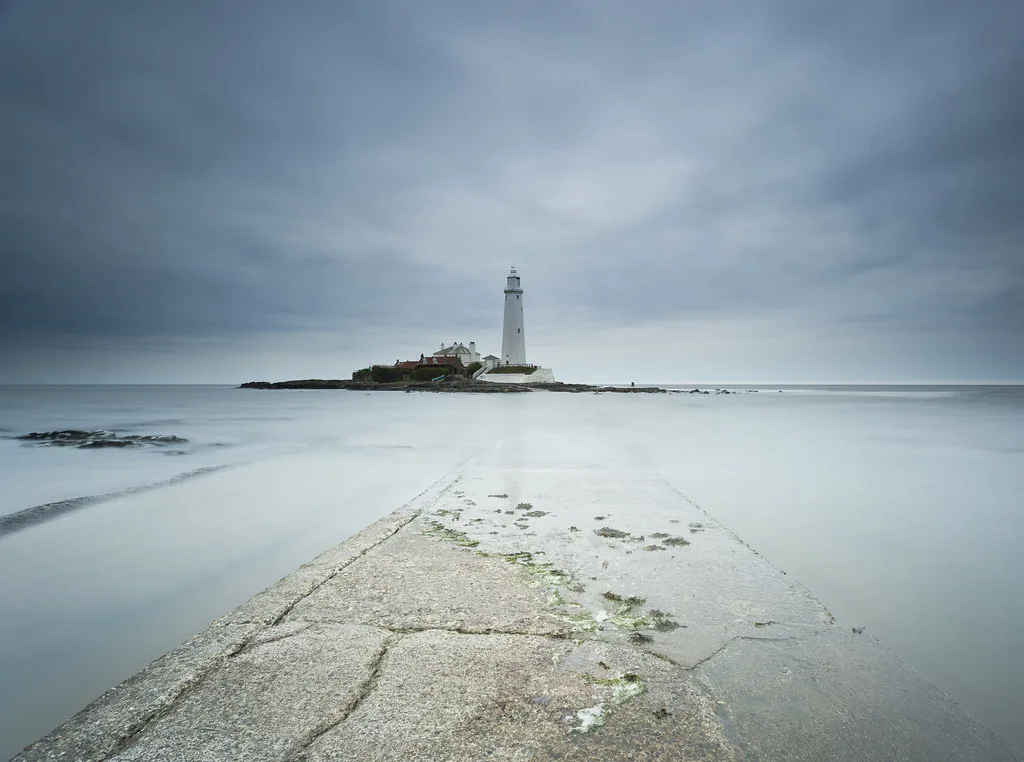 St Mary's Lighthouse, Whitley Bay, where the North Tyneside 10K finishes. The photo was not taken on race day
