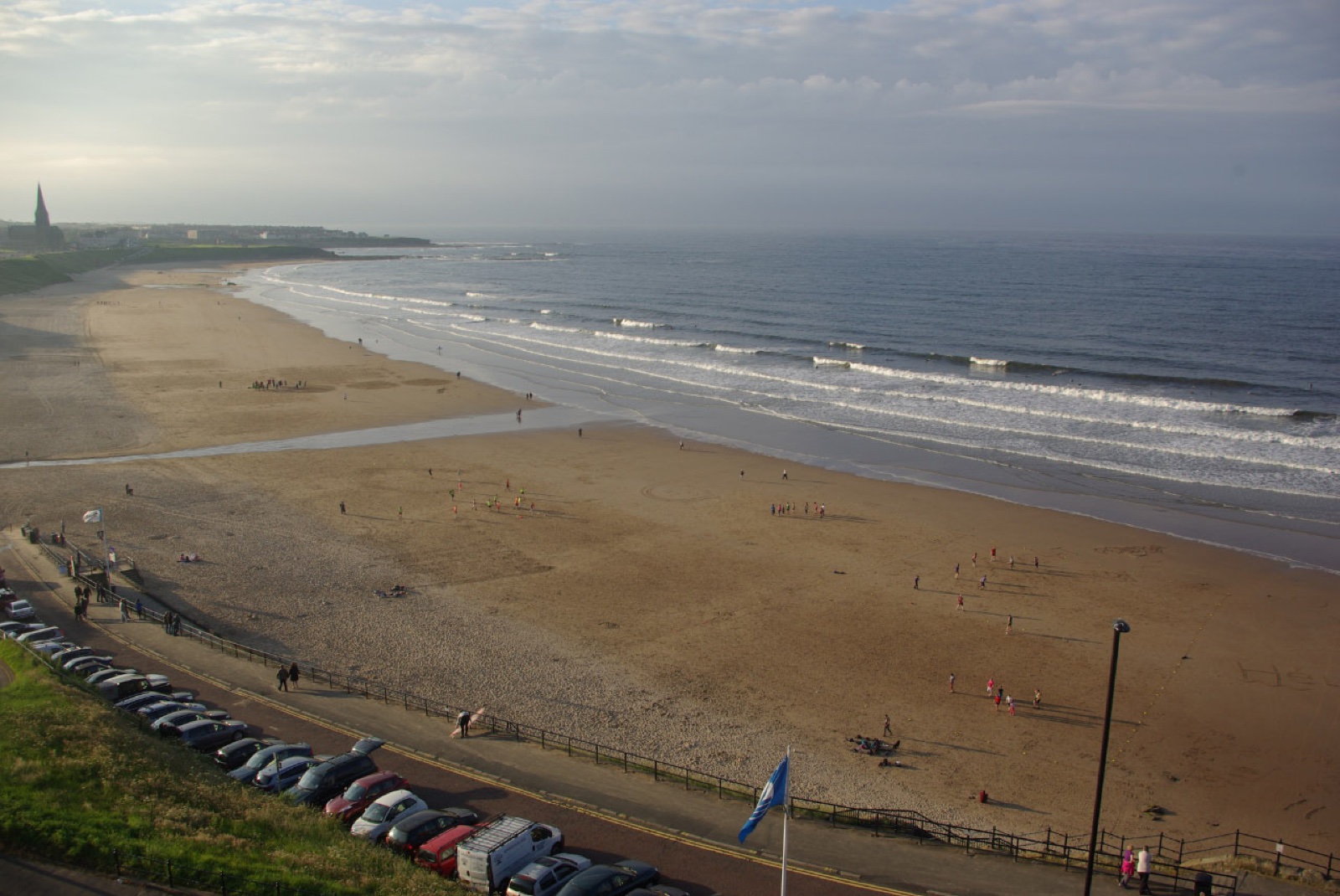 Tynemouth Longsands. The beach has two designated nurdle collection points, at its north and south ends