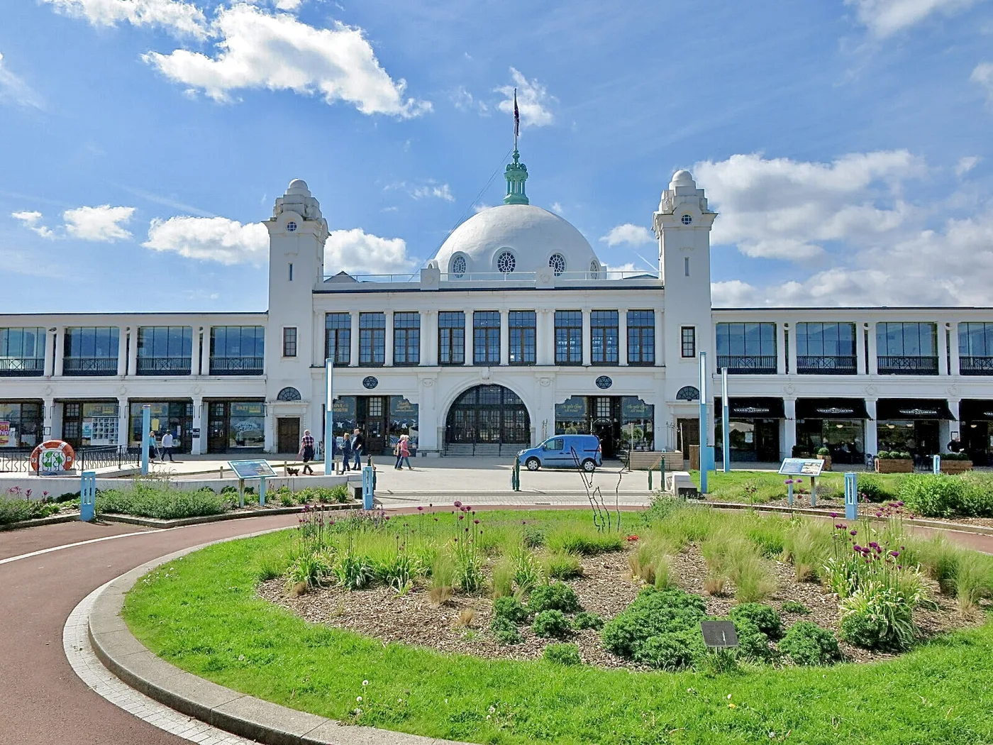 Spanish City on the seafront at Whitley Bay, which hosts the Christmas market and the lights switch-on in November